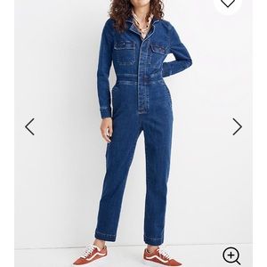Madewell Denim Coverall Jumpsuit